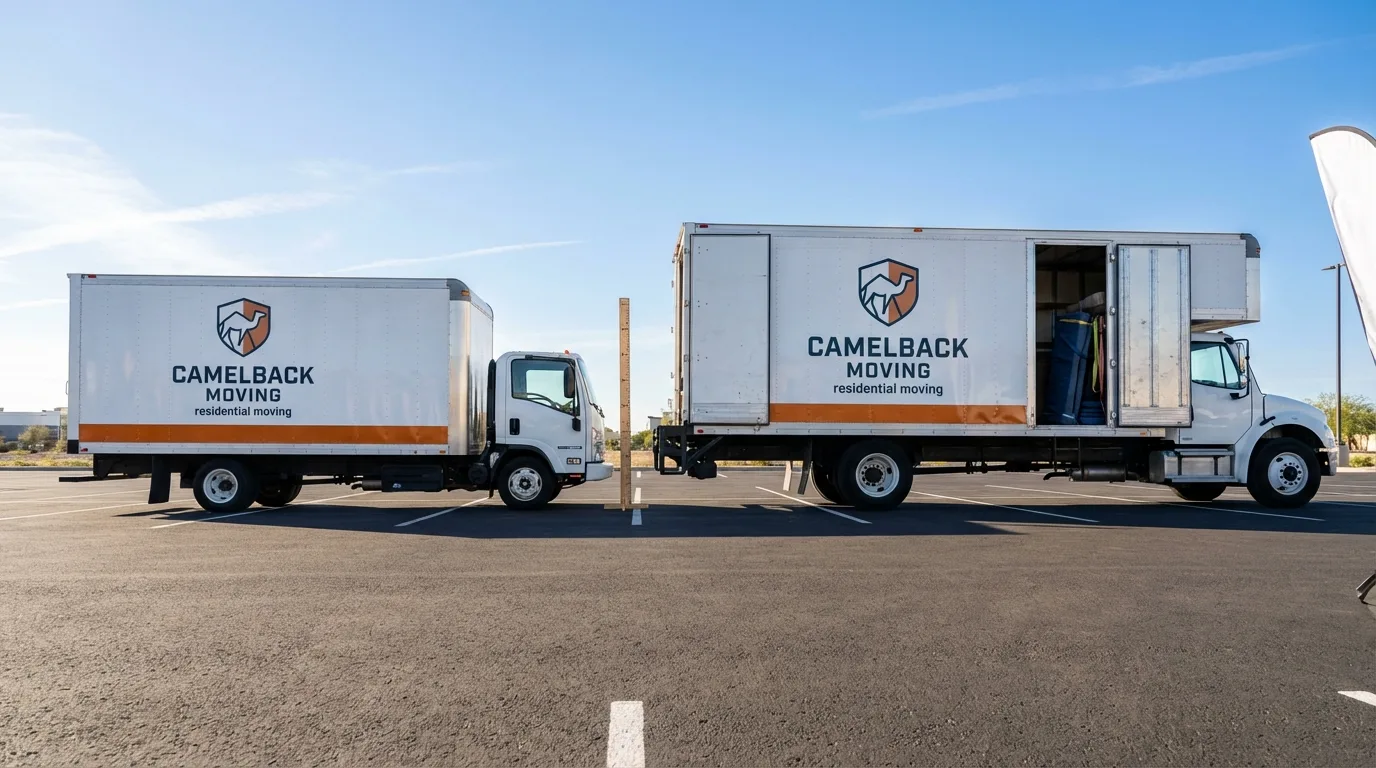 Moving truck size capacity guide in Fort Kent